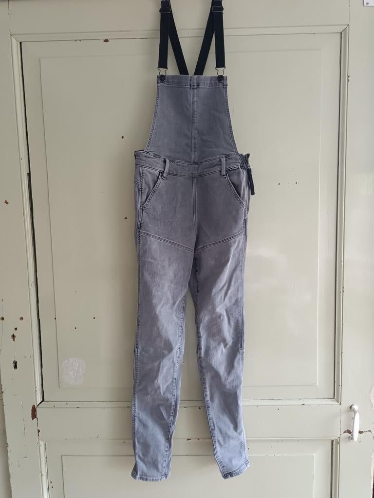 G-Star Tuinbroek Grijs Maat 27, Kleding | Dames, Broeken en Pantalons, Zo goed als nieuw, Maat 34 (XS) of kleiner, Grijs, Lang