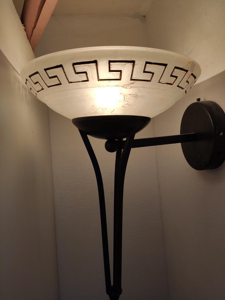 2 wandlampen, Griekse stijl, Ophalen