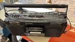 Draagbare radio met twee casette houders, Ophalen, Zo goed als nieuw