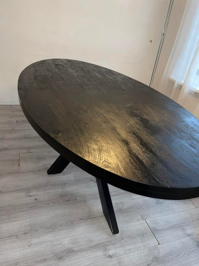 Eettafel en salontafel, Huis en Inrichting, Tafels | Salontafels, Ophalen, 100 tot 150 cm, 50 tot 75 cm, Zo goed als nieuw