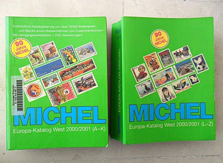 MICHEL Europa-Katalog West 2000/2001 (A-K) + (L-Z) 3702 blz, Postzegels en Munten, Postzegels | Toebehoren, Catalogus, Ophalen