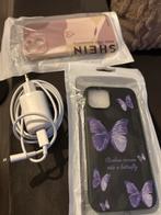 2x iPhone 14hoesjes en oplader, Ophalen, Nieuw, IPhone 14, Hoesje of Tasje