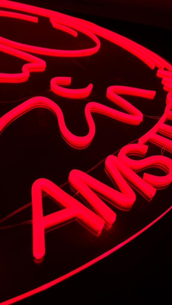 AJAX neon bord reclame lamp lichtbak verlichting UNIEK!, Verzamelen, Ophalen of Verzenden, Nieuw, Ajax, Overige typen