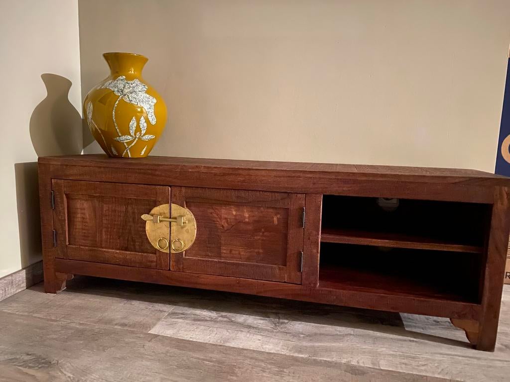 Tv meubel, ophalen in Zutphen, Ophalen, 100 tot 150 cm, Zo goed als nieuw, Minder dan 100 cm