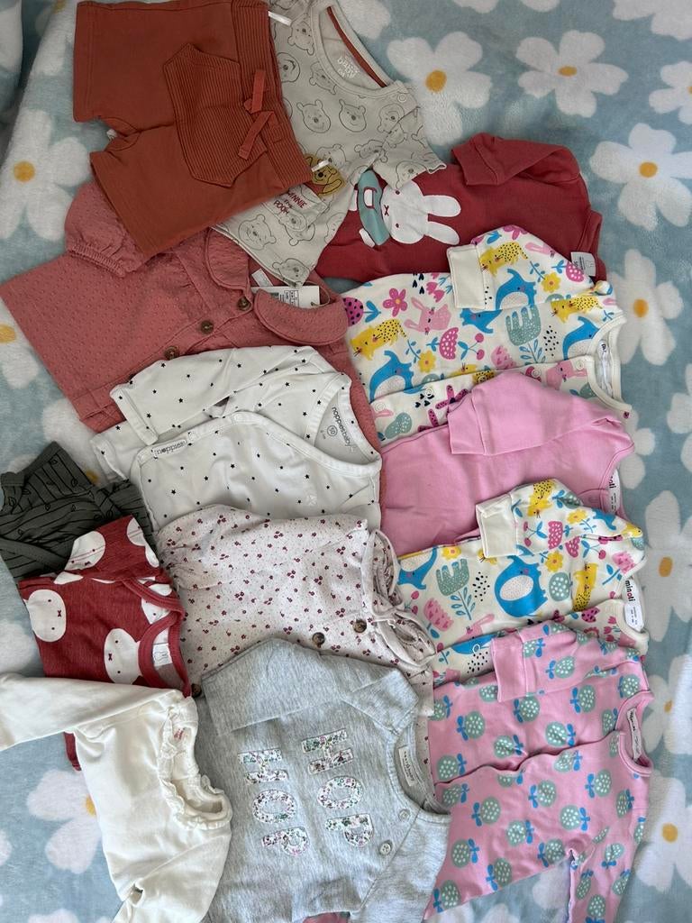 Lente zomer kledingpakket meisje maat 50/56, Ophalen, Zo goed als nieuw, Maat 50