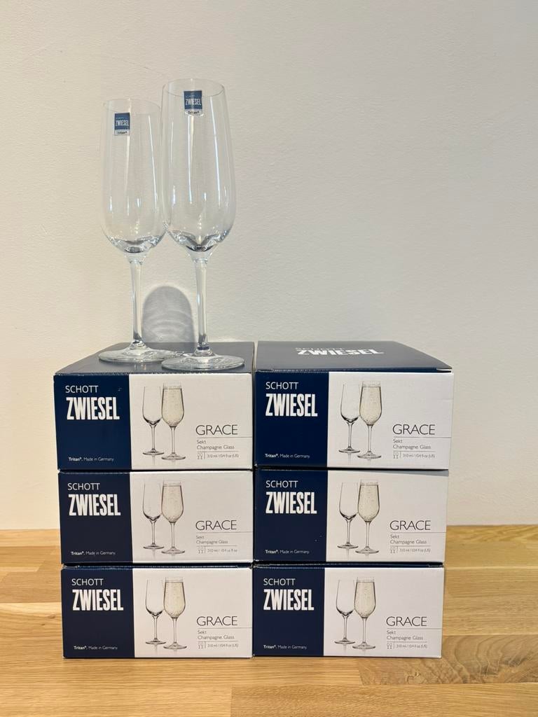 NIEUW! Schott Zwiesel champagneglazen, Ophalen of Verzenden, Nieuw, Overige typen