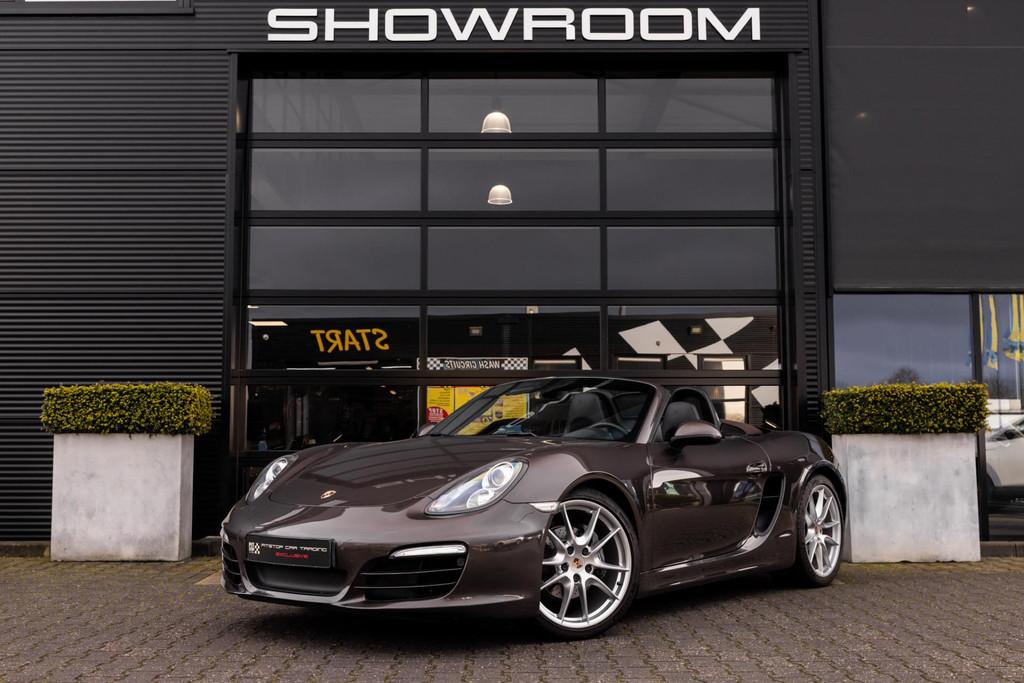 Porsche Boxster 2.7 PDK, 981, PASM, Sportstoelen 14-voudig N, Euro 5, Achterwielaandrijving, Gebruikt, Zwart