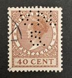 Perfin VNS in nvph 196b, Verzenden, Gestempeld