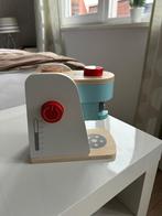 Houten koffiemachine wit/blauw, Ophalen of Verzenden, Zo goed als nieuw, Meubelstuk of Keukentje