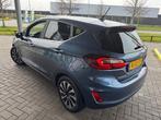 Ford Fiesta 1.0 ECOBOOST HYBRID TITANIUM X (bj 2022), Voorwielaandrijving, Stof, Euro 6, Blauw