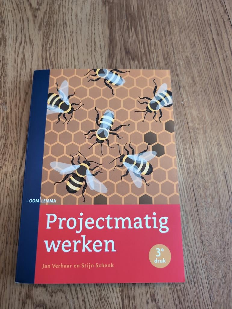 Projectmatig werken - 3e druk - Jan Verhaar & Stijn Schenk, Boeken, Jan Verhaar en Stijn Schenk, Zo goed als nieuw, Gamma, HBO