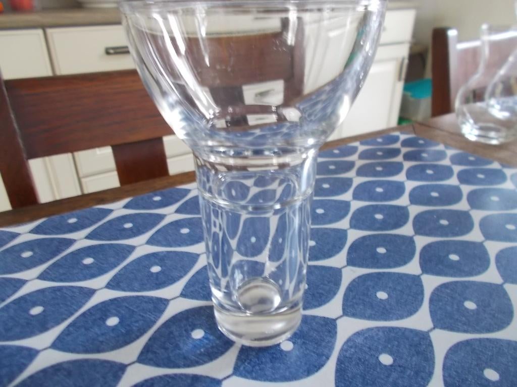 🌸Zware hyacinthvaas,bollenglas,bollenvaas,14,5 cm hoog., Overige kleuren, Ophalen of Verzenden, Minder dan 50 cm, Glas