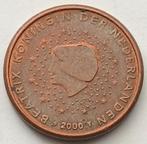 1 Eurocent 2000 Nederland Euro Munt Misslag Stempelbreuk, Ophalen of Verzenden, Koningin Beatrix, 1 cent