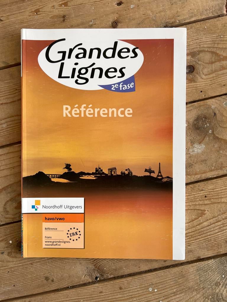 Grandes Lignes 2e fase Référence Frans havo/vwo, Ophalen of Verzenden, Zo goed als nieuw, Non-fictie