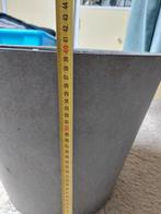 Grote antraciet buitenpot 39 hoog x 48,5 diameter., Gebruikt, 40 cm of meer, Rond, Ophalen of Verzenden