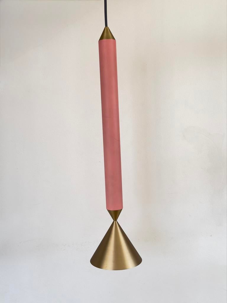 Pholc Apollo 39 hanglamp - Roze met kleine krasjes, Huis en Inrichting, Ophalen, Zo goed als nieuw, Metaal, Minder dan 50 cm