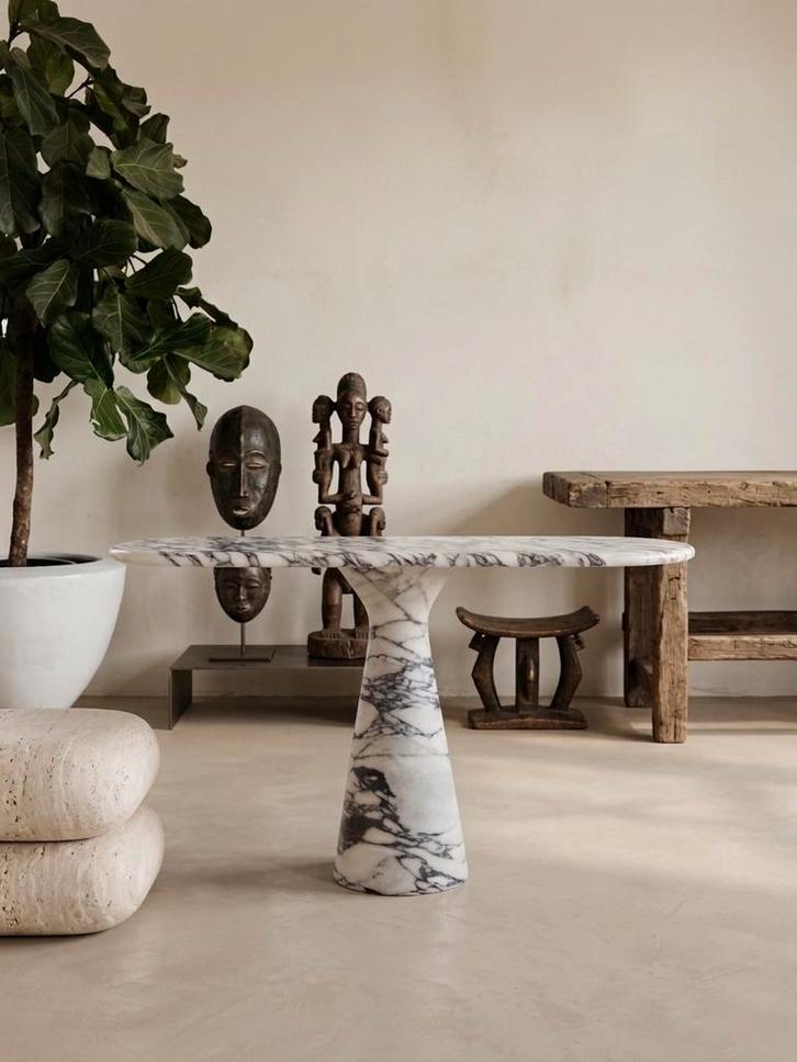 Waanzinnige Calacatta Viola Console 120x35 cm, Antiek en Kunst, Antiek | Meubels | Tafels, Ophalen of Verzenden