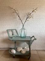 Stijlvolle vintage trolley, Annie Sloan, unieke set, Vintage, 55 tot 75 cm, Rechthoekig, Hout