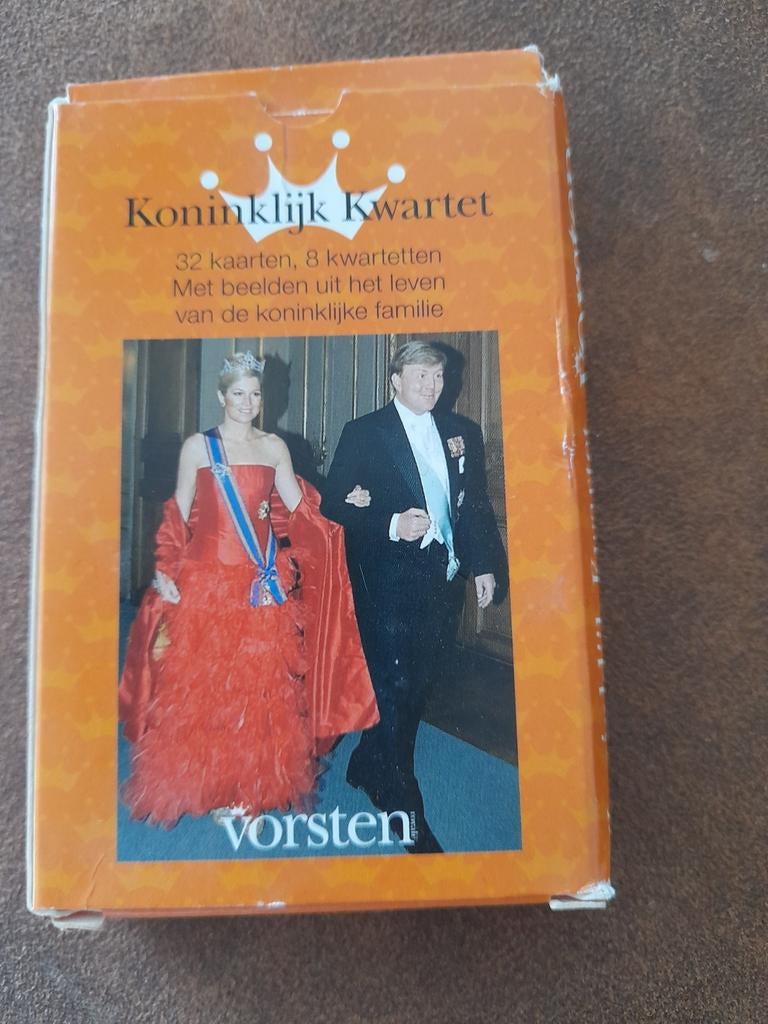 Koninklijk Kwartet - Vorsten - Willem-Alexander & Máxima, Verzamelen, Ophalen of Verzenden, Gebruikt, Nederland, Overige typen