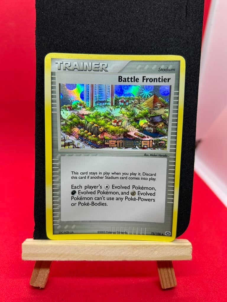 Battle Frontier stamped reverse holo EX Emerald, Ophalen of Verzenden, Zo goed als nieuw