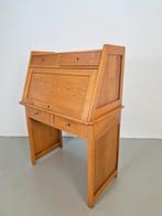 Art Deco secretaire naturel eiken hout ‘30 bureau design, Ophalen, N, N, Bureau