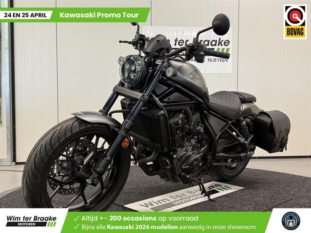 Honda CMX 1100 REBEL DCT (bj 2023) 3,500 km, Motoren, 2 cilinders, HONDA, Bedrijf, Onbekend