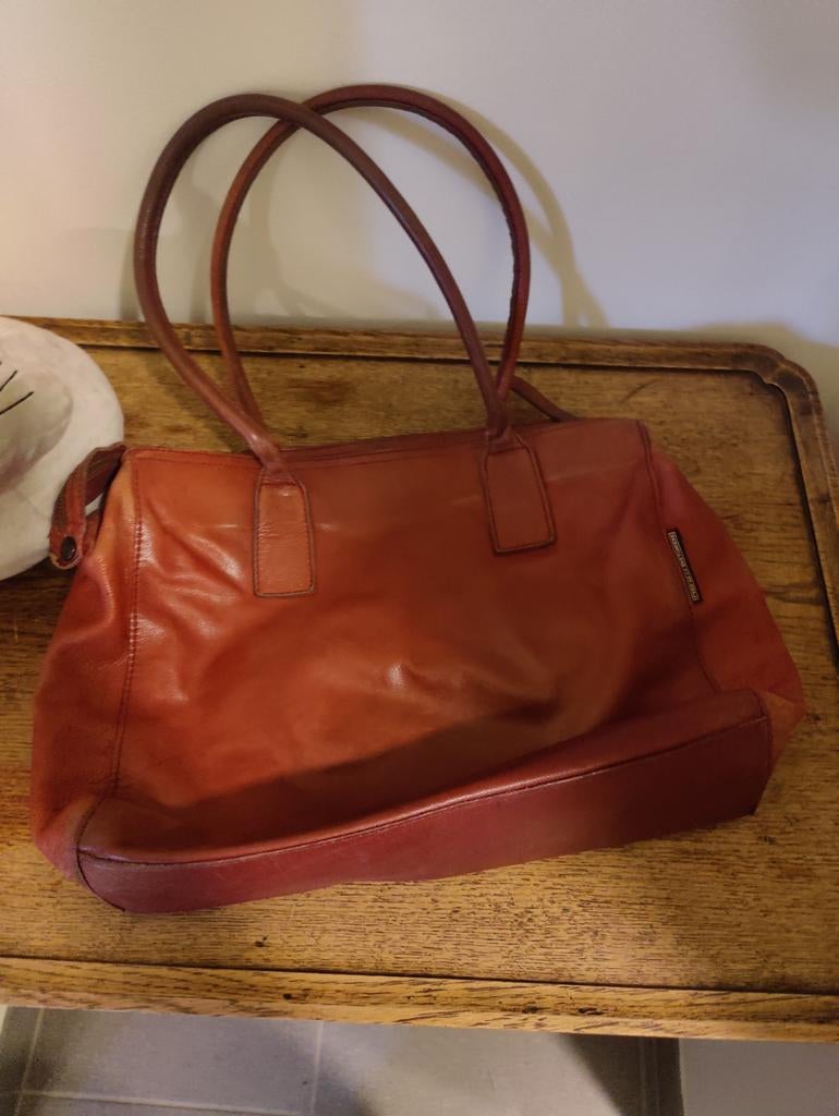 Fred de la Bretoniere tas, Sieraden, Tassen en Uiterlijk, Tassen | Damestassen, Ophalen of Verzenden, Bruin, Handtas