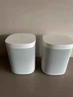 Sonos One SL x2 Wit, Ophalen of Verzenden, Zo goed als nieuw, Sonos, 120 watt of meer