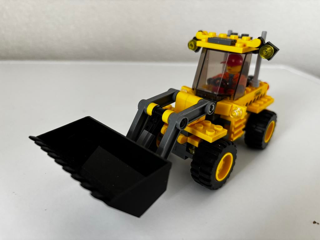 Klocki blocki lego buldozer, Ophalen of Verzenden, Zo goed als nieuw