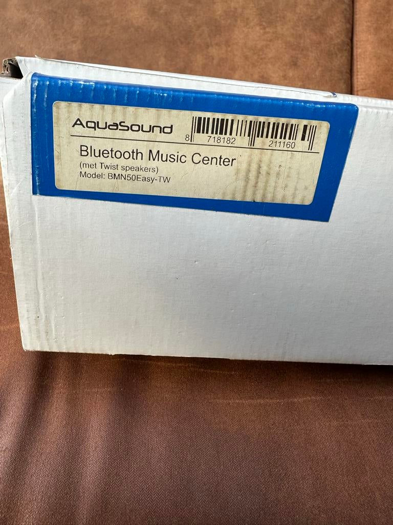 AquaSound Bluetooth Muziekcentrum met Twist Speakers, Overige merken, Overige typen, Nieuw, Ophalen of Verzenden