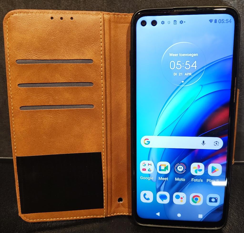 Motorola G (100 ) smartphone met cover ( simlockvrij ), Telecommunicatie, Mobiele telefoons | Motorola, Overige modellen, Overige kleuren