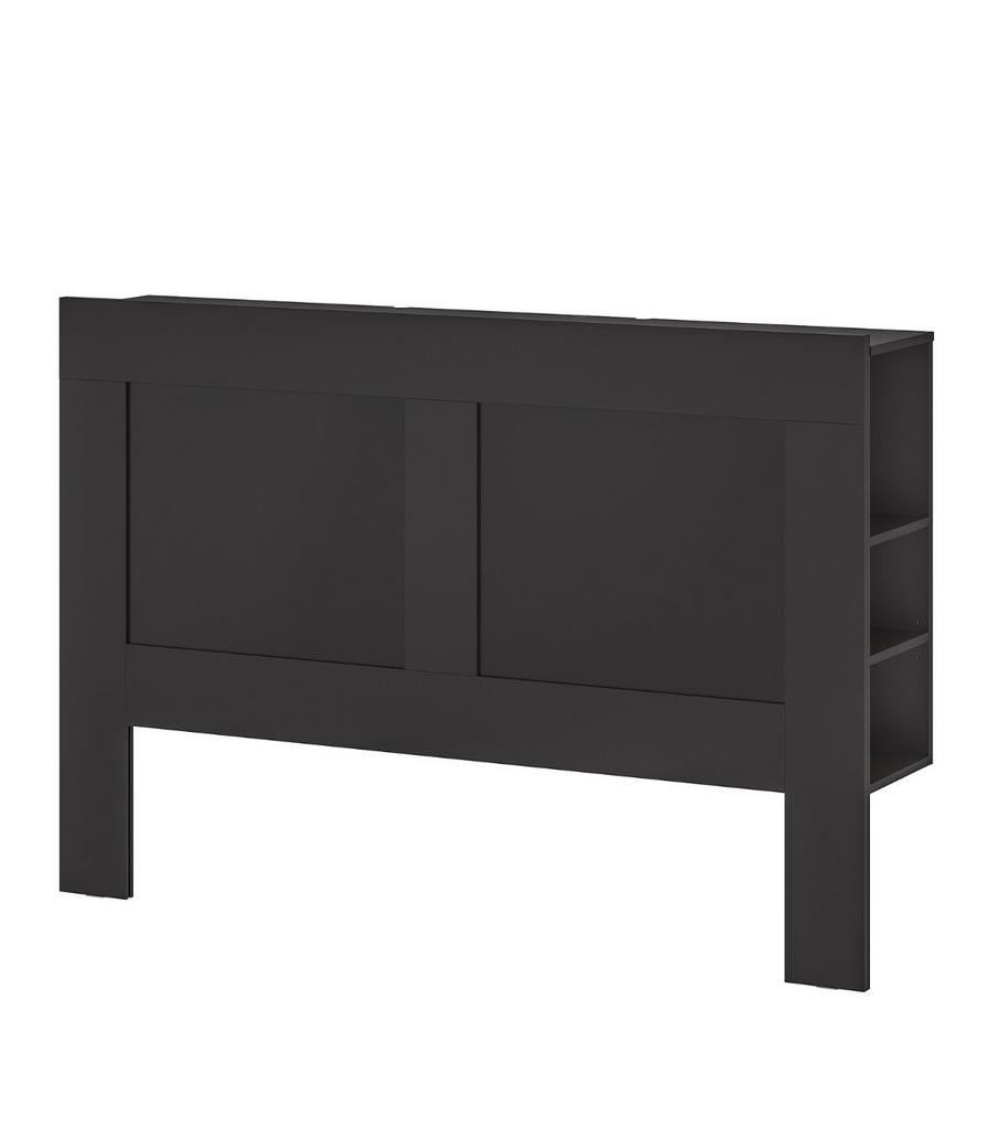 IKEA Brimnes hoofdbord met opbergruimte - Zwart, Ophalen, Zwart, Tweepersoons, Zo goed als nieuw