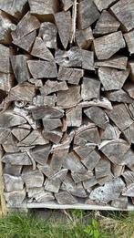 Berken brandhout gestapeld, Tuin en Terras, Haardhout, 6 m³ of meer, Ophalen, Berkenhout, Blokken