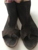 Bruine Suède Sandalen van Sandwich, Kleding | Dames, Schoenen, Bruin, Sandwich, Gedragen, Sandalen of Muiltjes