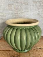 Vintage „pumpkin“ bloempot, in perfecte staat, Rond, Binnen, Ophalen of Verzenden, Zo goed als nieuw