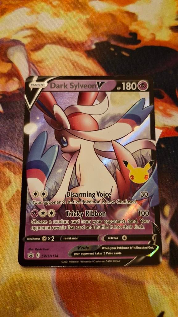 Dark Sylveon V Promo, Ophalen of Verzenden, Zo goed als nieuw, Losse kaart
