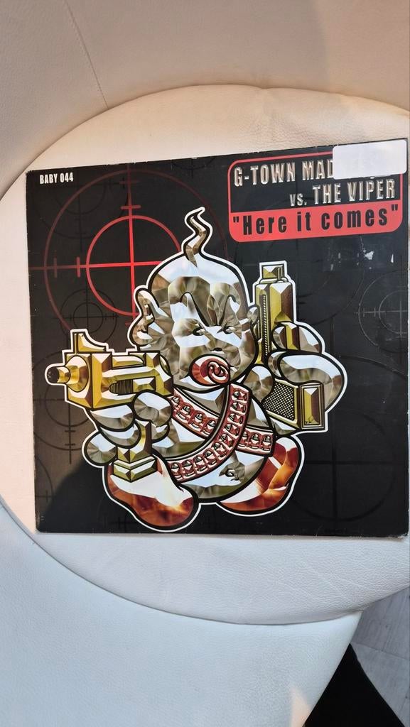 G-Town Madness vs The Viper - Here it Comes Baby 044, Verzenden, 2000 tot heden, Gebruikt, 12 inch