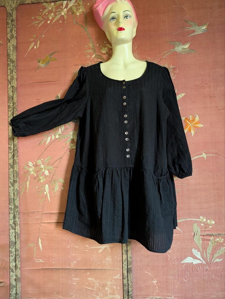 Gudrun Sjoden kiel blouse M, Kleding | Dames, Ophalen of Verzenden, Gedragen, Maat 38/40 (M), Zwart
