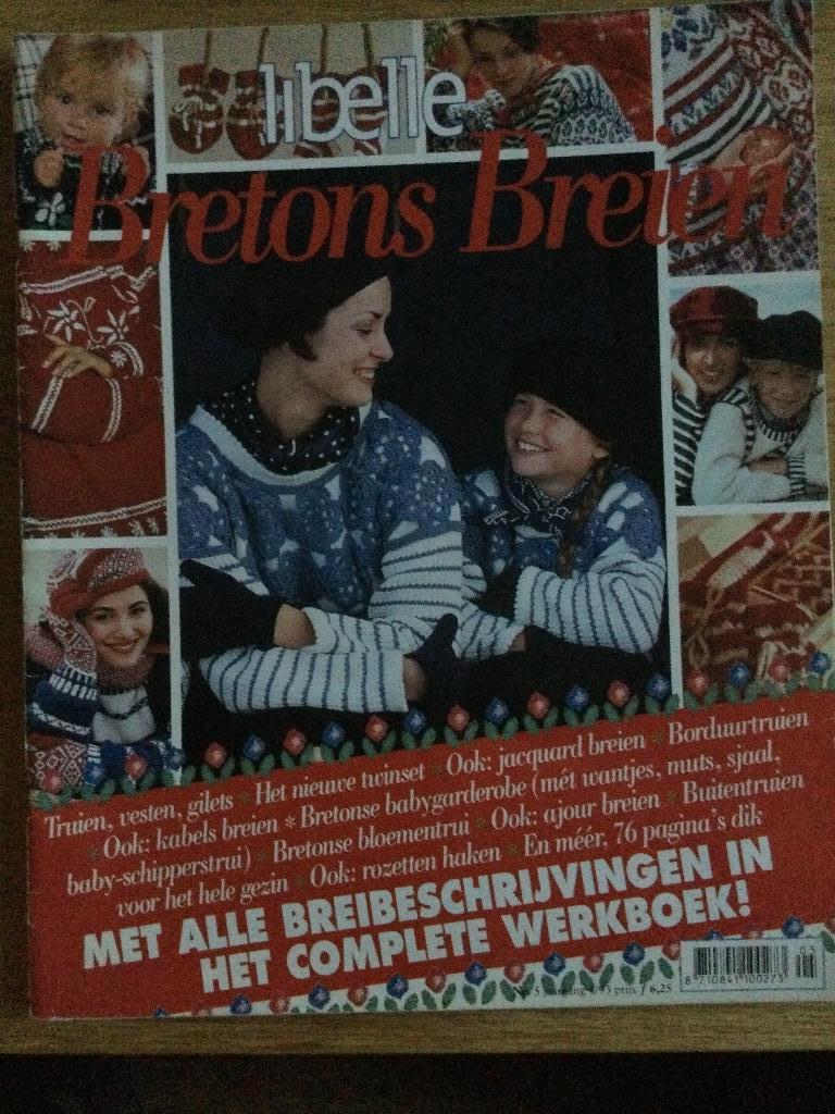 Breien en Bretons breien Libelle, Hobby en Vrije tijd, Ophalen of Verzenden, Breien, Patroon of Boek