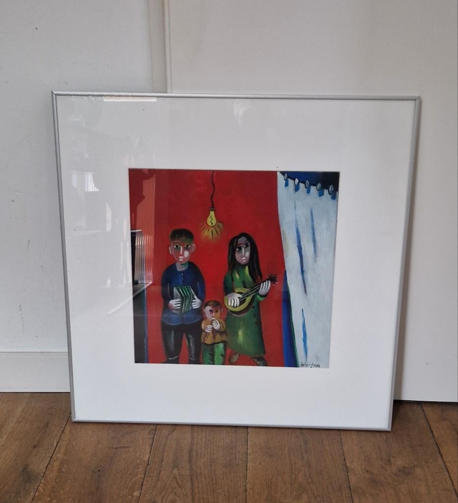 wanddecoratie Wiersma muzikaal gezin, Ophalen