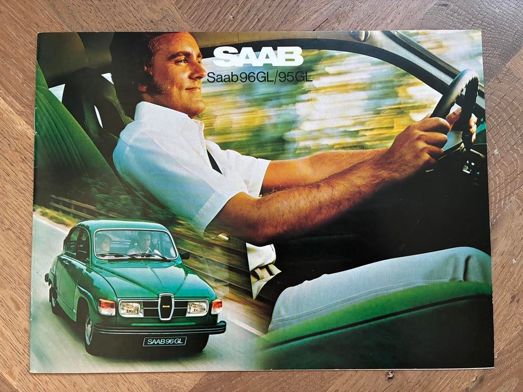 Saab 95 / 96 GL brochure modeljaar 1978, Ophalen of Verzenden, Zo goed als nieuw, Overige merken