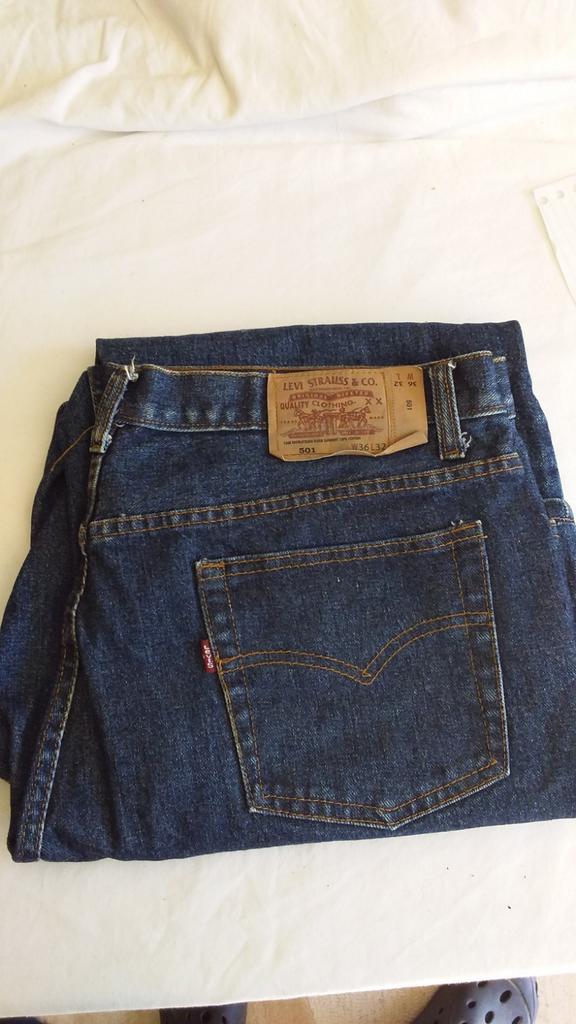 Vintage Levi Strauss & co Red label W36 L32 jeans broek 501, Kleding | Heren, Spijkerbroeken en Jeans, Ophalen of Verzenden, Zo goed als nieuw