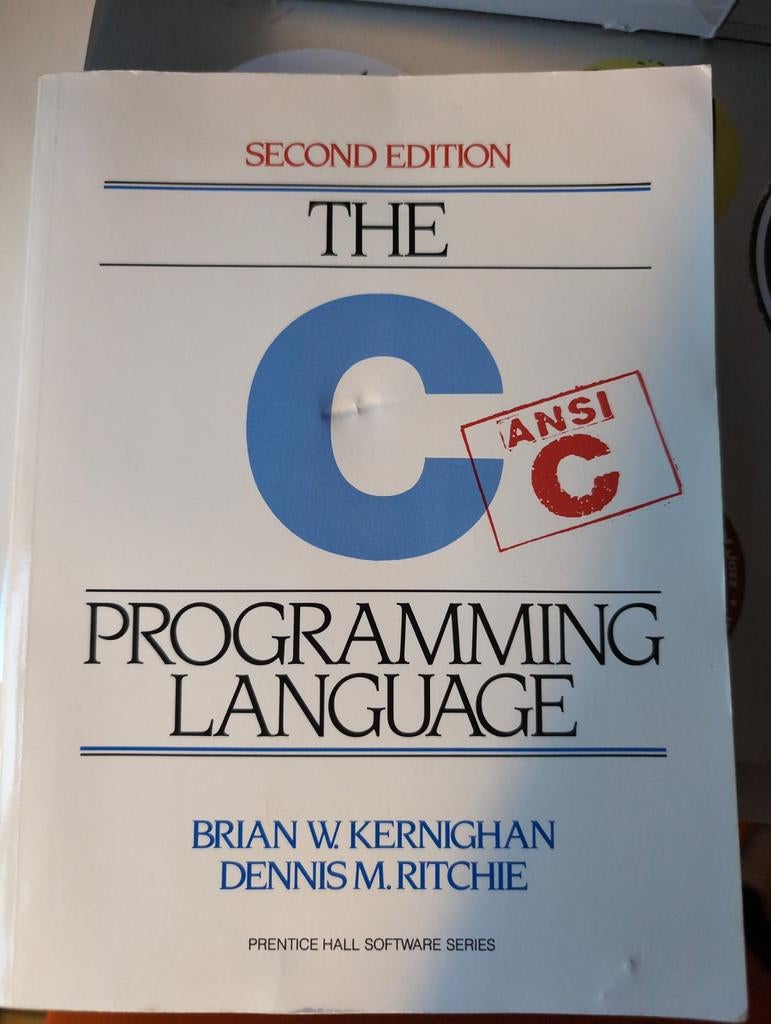 The C Programming Language (second edition), Boeken, Informatica en Computer, Ophalen of Verzenden