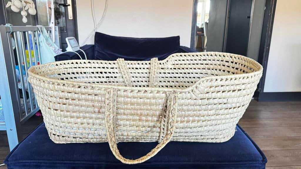 Mooie Mozesmand / Reiswieg voor baby, Kinderen en Baby's, Babywiegjes en Ledikanten, Ophalen, Gebruikt, Reisbedje