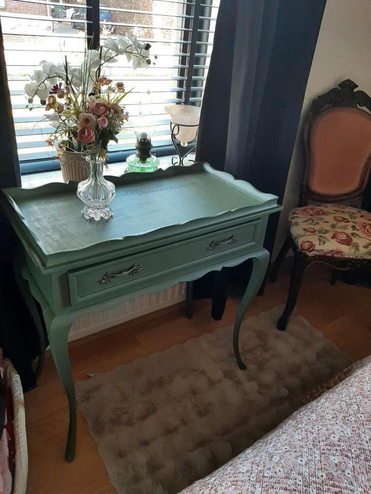 Queen Anne Stijl Theetafel met Lade en Uitschuifbaar Blad, Antiek en Kunst, Antiek | Meubels | Tafels, Ophalen