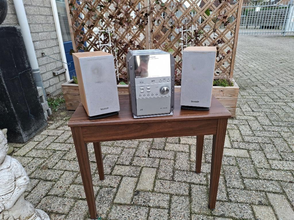 luxe design panasonic stereo 5 cd wisselaar en radio en cas, Audio, Tv en Foto, Stereo-sets, Overige merken, Microset, Refurbished