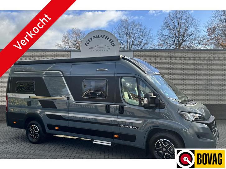 Adria Twin Supreme 640 SGX 160 pk AUTOMAAT 9-Traps Euro6 Fia, Caravans en Kamperen, Campers, Bedrijf, tot en met 2, Buscamper of Camperbus