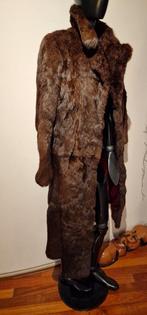 Vintage Bontjas Maat 40 - Echt Bont, Ophalen, Gedragen, Maat 38/40 (M), Bruin