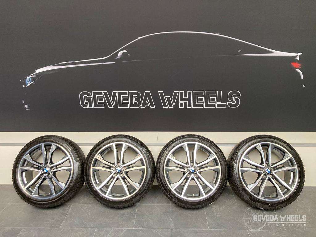 19” originele BMW X1 F48 X2 F39 velgen + winterbanden 5x112, 19 inch, Gebruikt, -, -