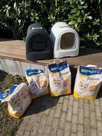 Kattenbak (ken) CURVER met zakken grind, Ophalen, Zo goed als nieuw, Gesloten